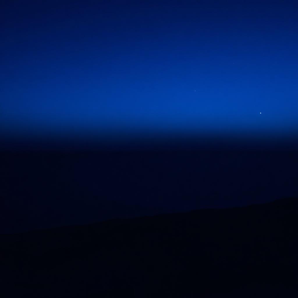 The blue hour