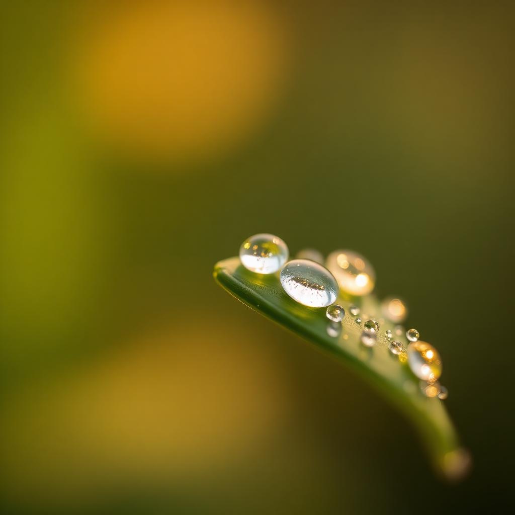 Dew drops